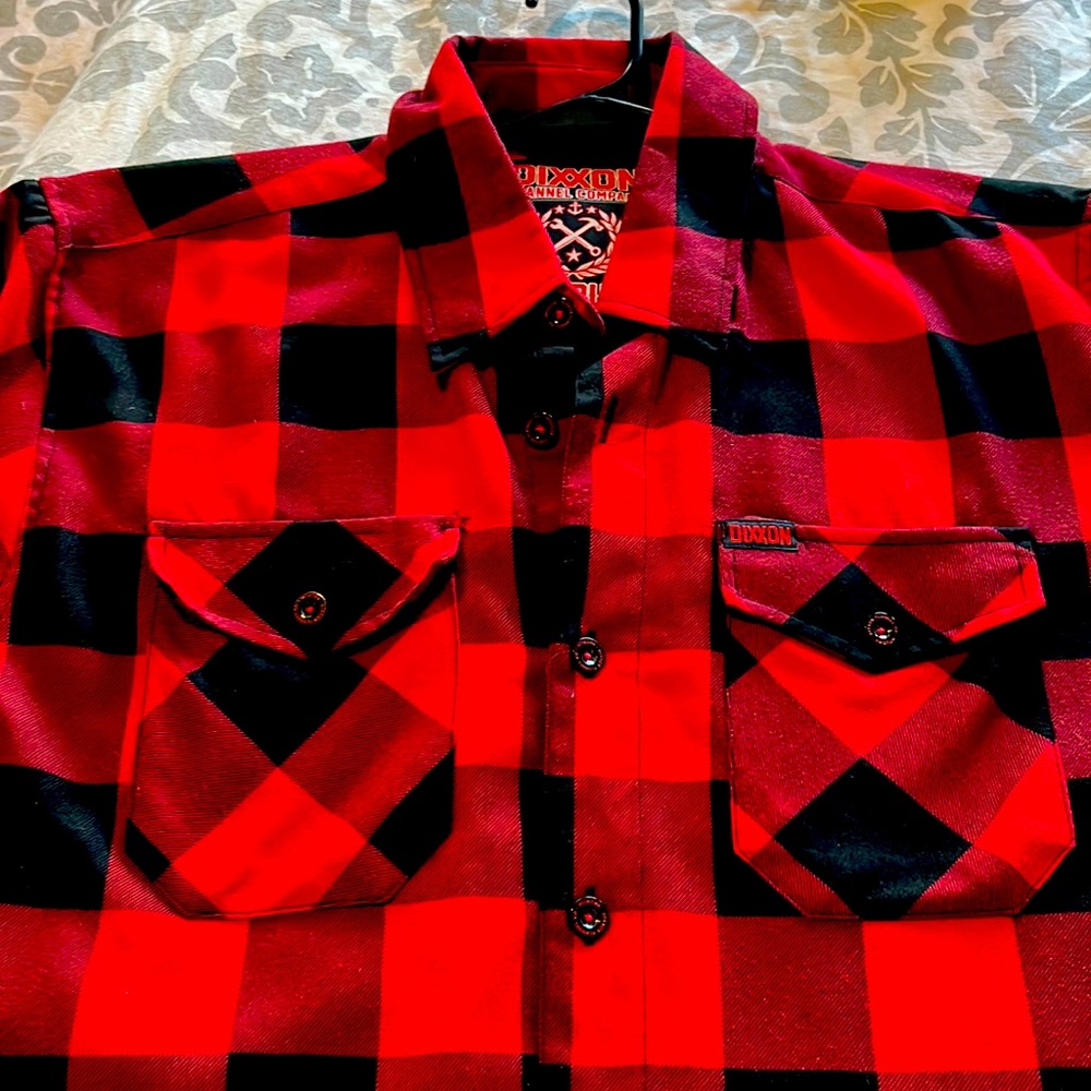 Dixon redrum mens flannel